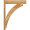 Ekena Millwork Thorton Block Rough Sawn Outlooker, Western Red Cedar, 6"W x 26"D x 34"H OUT06X26X34THR05RWR - alternate 4